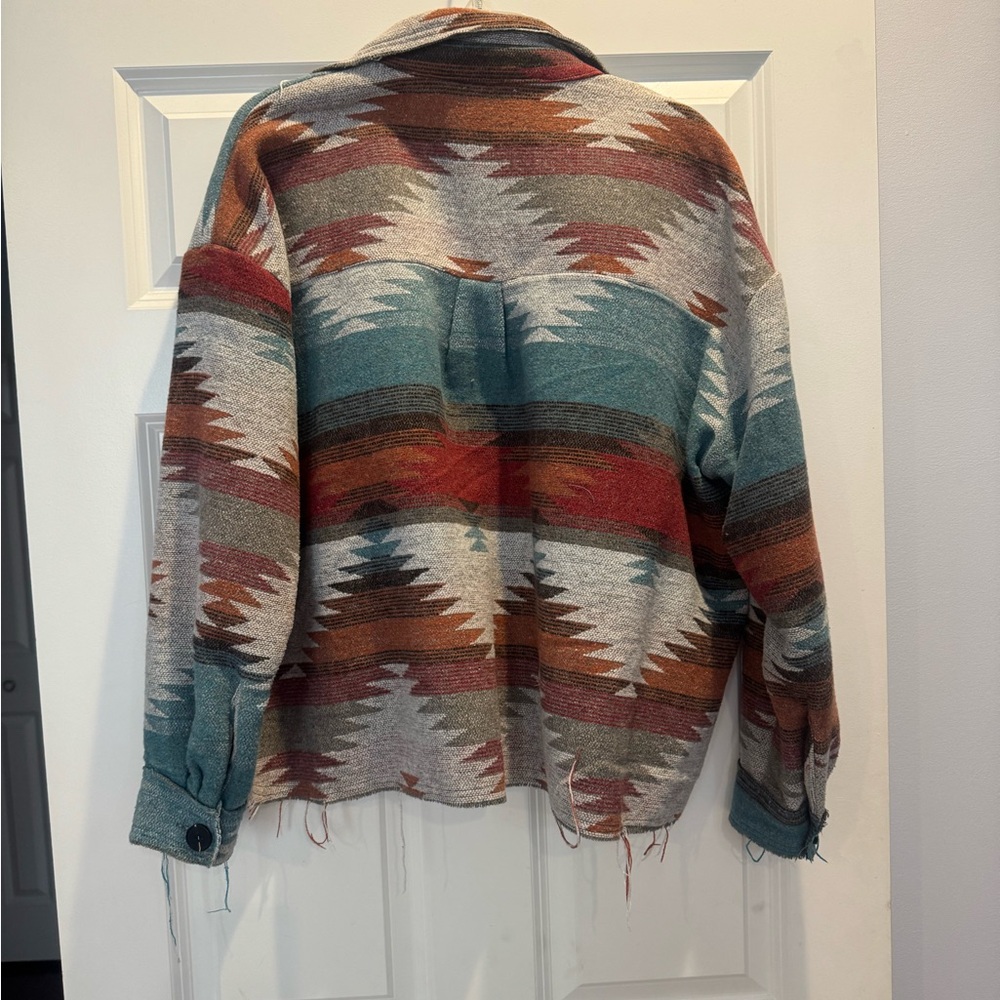 Pink Lily Multicolor Aztec Jacket - Picture 4 of 7